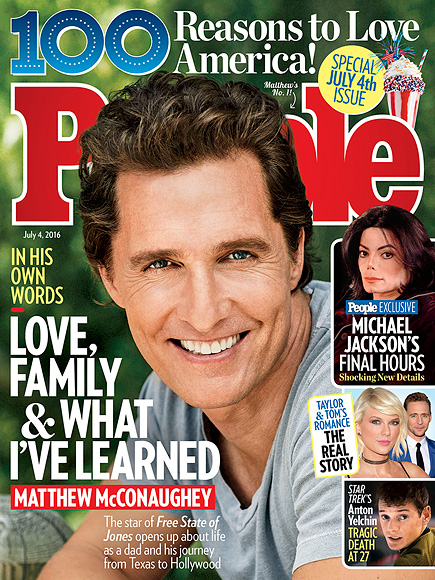Matthew McConaughey Is Our #1 Reason to Love America! Inside His Candid Interview| Matthew McConaughey Cover, Matthew McConaughey