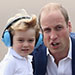 Take Your Prince to Work Day! George Joins Kate and William for Air Show
