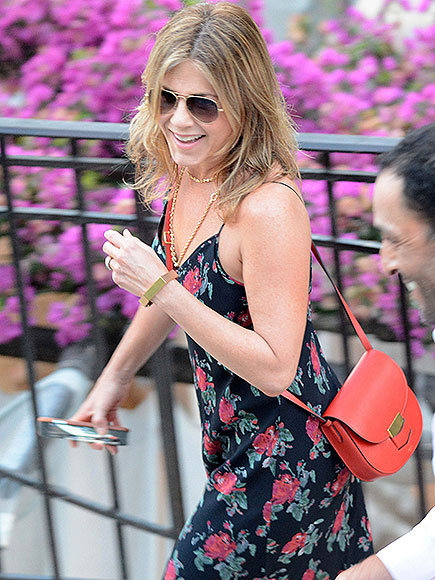 Ciao Bella! Jennifer Aniston Steps Out in Floral Sundress in Italy Ahead of Film Festival Honor - People Magazine