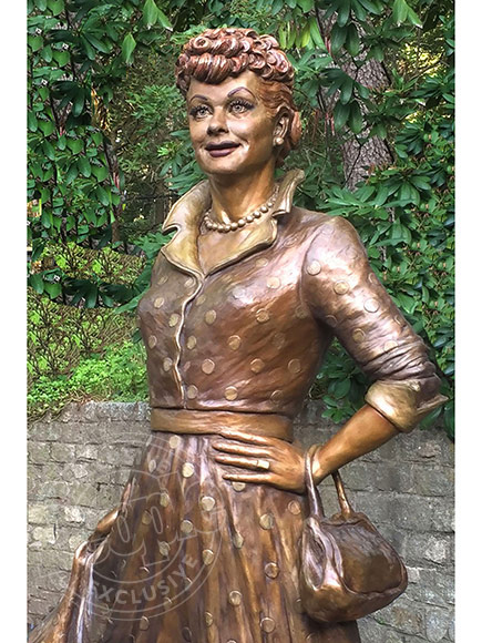 Scary Lucy Lucille Ball Replacement Statue Set For Celoron First Look