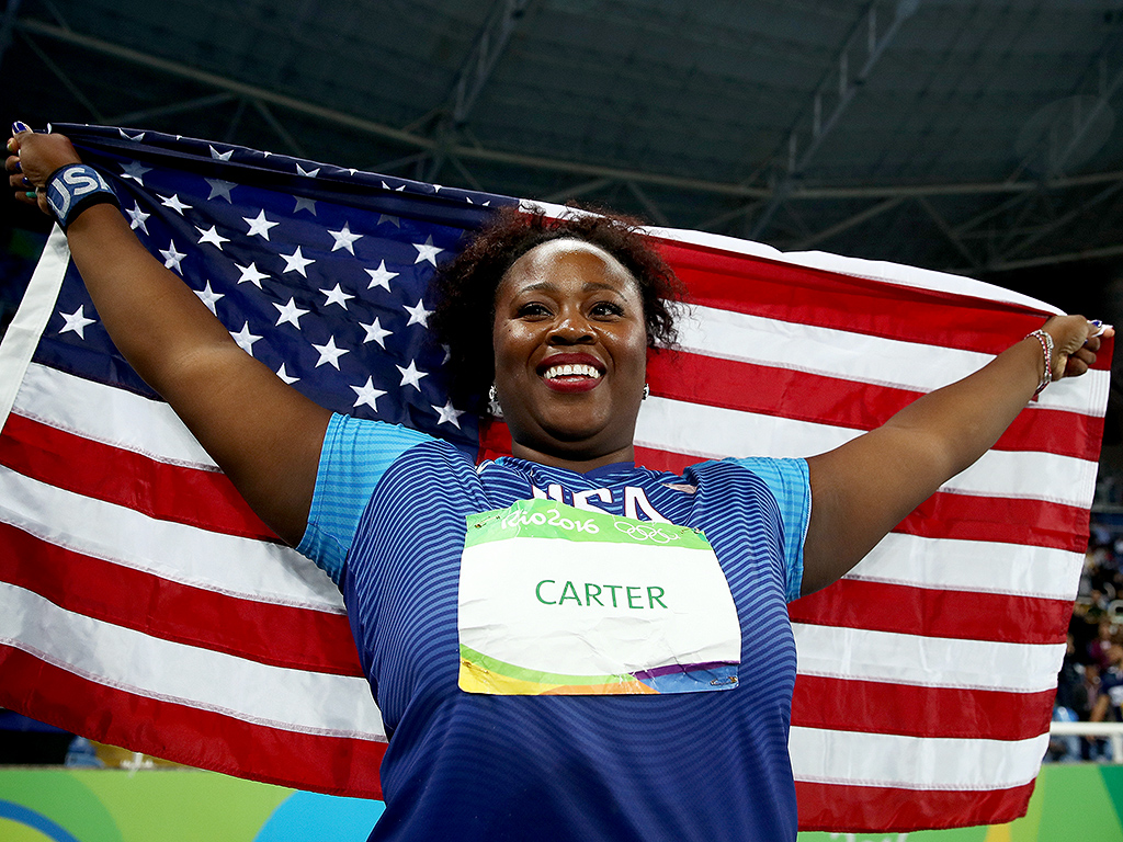 Rio Olympics Michelle Carter First American To Win Gold In Womens 