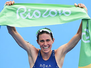Gwen Jorgensen Becomes First U.S. Woman to Win Gold in Olympic Triathlon