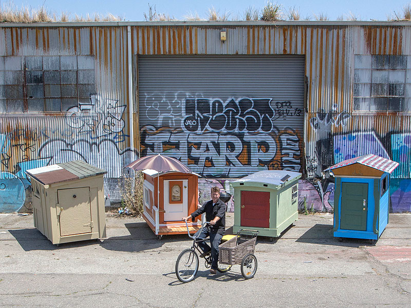 Gregory Kloehn Builds Portable Shelters for Oakland's Homeless