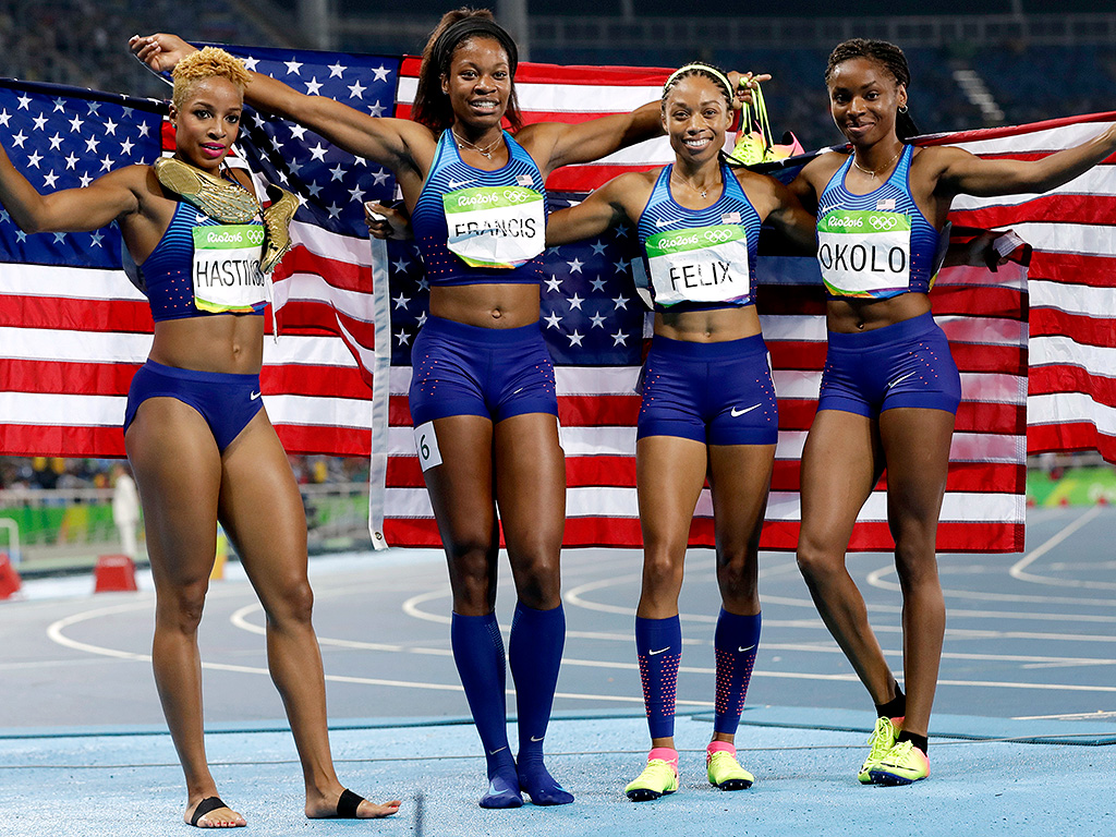 Rio Olympics US Women Win Sixth Straight Gold In 4x400 Meter Relay 