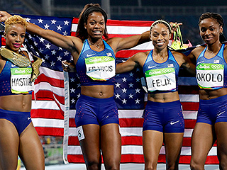 U.S. Women Win Historical 6th Consecutive Gold in 4x400-Meter Relay Race
