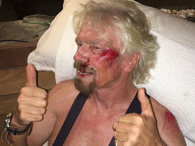 Richard Branson Opens Up About Cheating Death in High ...