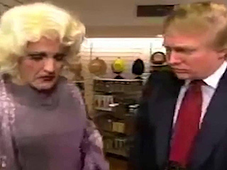 Campaigning's a Drag: Unearthed Sketch Features Donald Trump Flirting with Rudy Giuliani Dressed as a Woman
