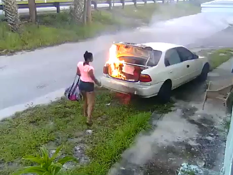 Florida Woman Arrested for Burning Car Allegedly Thinking It Was Ex's: Reports