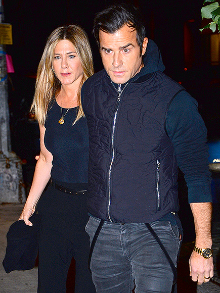 Jennifer Aniston and Justin Theroux Step Out for a Date Night in N.Y.C. - People Magazine