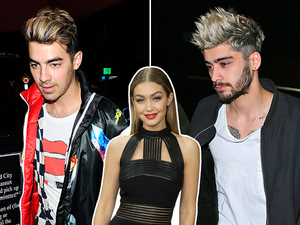 Joe Jonas dyes hair blond, Looks like Zayn