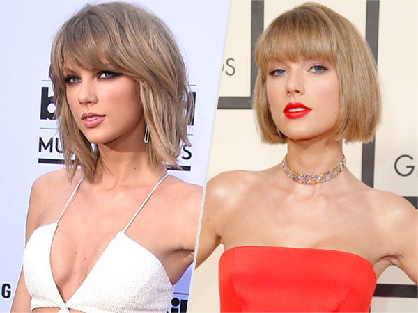 Taylor Swift Cut Her Hair Into Short Bob With Bangs Grammys 2016
