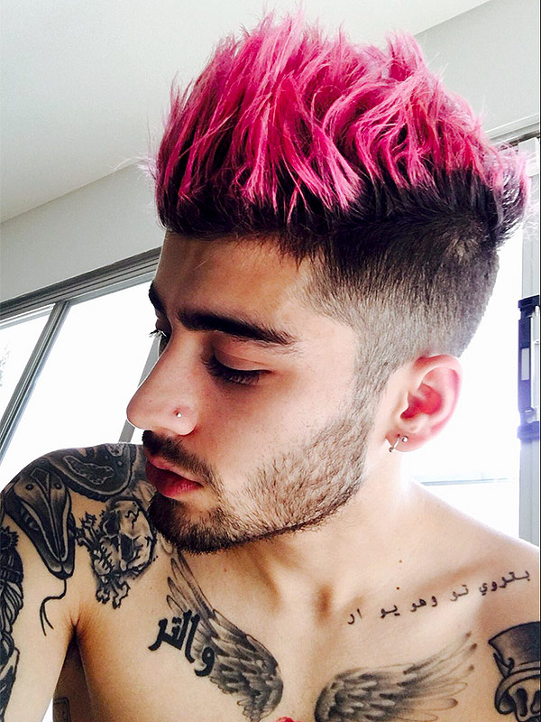 Zayn Dyed His Hair Pink Just In Time For Valentine S Day Buy