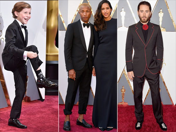 Jacob Trembley Pharrell Williams Jared Leto Oscars Red Carpet 2016