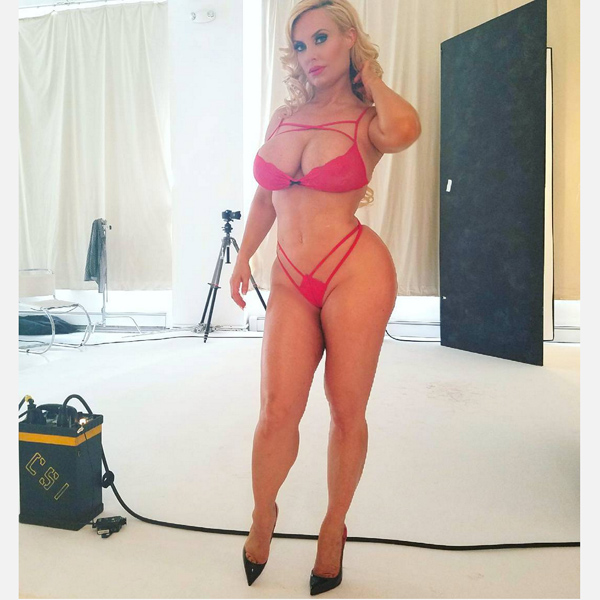 Coco Austin models new CocoLicious Lingerie collection
