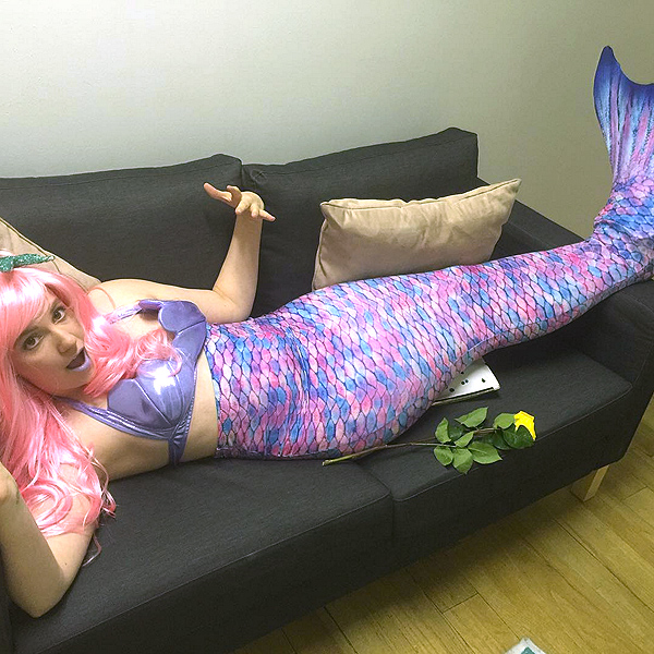 Lena Dunham Mermaid Instagram