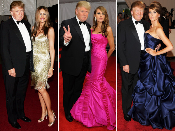 Donald Trump Milania Met Gala