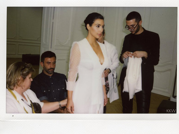 Kim Kardashian West wedding dress