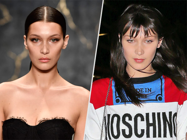 Bella Hadid Has Bangs Now, You Can Update Your Model Squad Scorecard ...