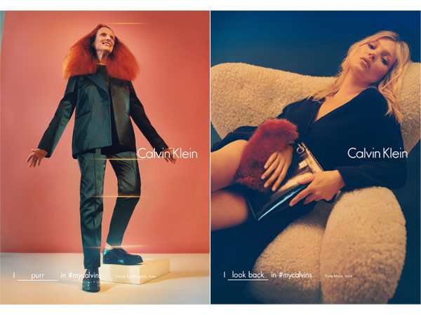 Kate Moss Grace Coddington Calvin Klein Fall 2016 Campaign