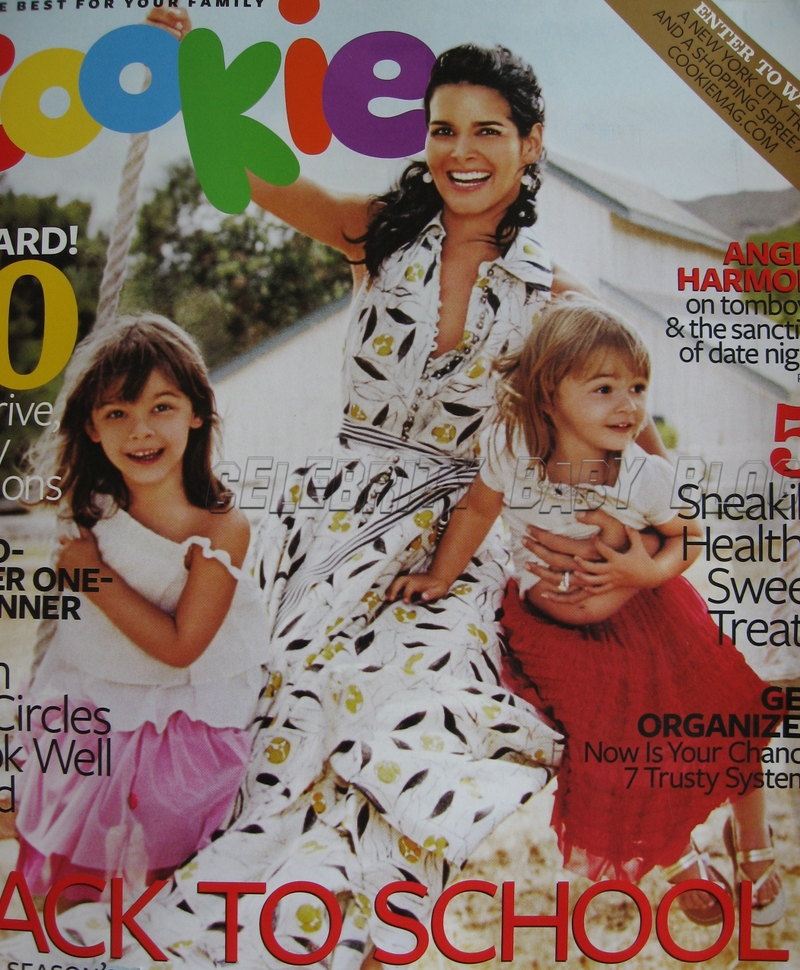 Angie Harmon and her'Sasquatch' daughters in Cookie