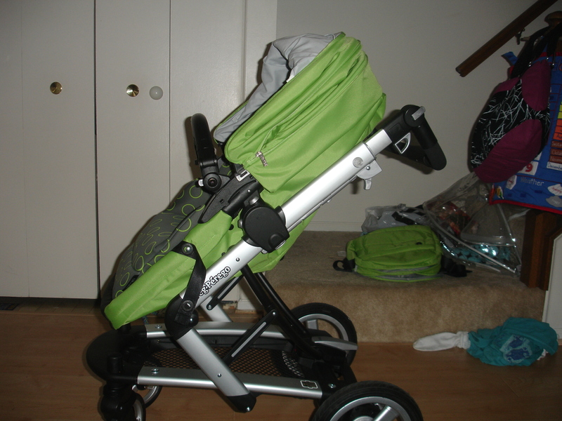 peg perego stroller green