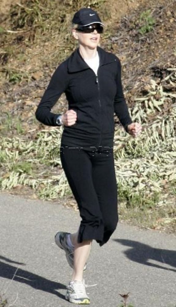 Nicole Kidman Out Jogging In LA On Sunday Moms B