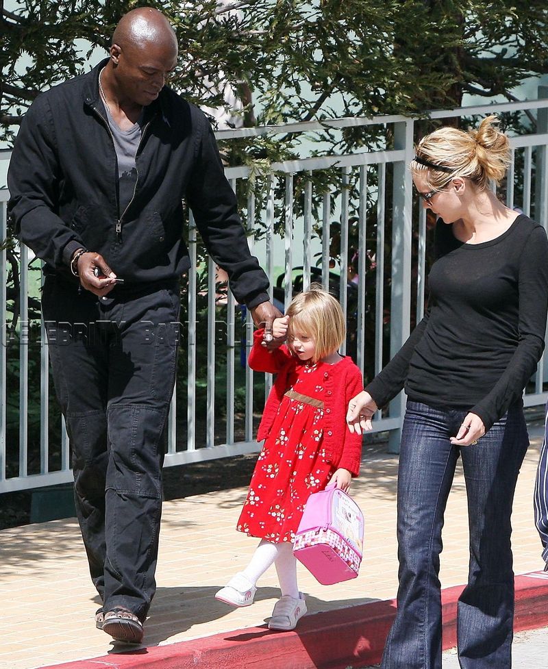 heidi klum and seal kids. Heidi Klum and Seal pick up