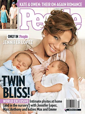 Jennifer Lopez Baby on Jennifer Lopez And Marc Anthony Baptize Max And Emme     Moms   Babies