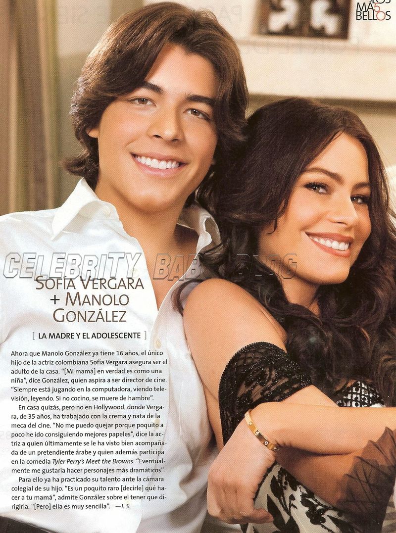 Sofia Vergara and son Manolo Gonzalez featured in People en Espanol's