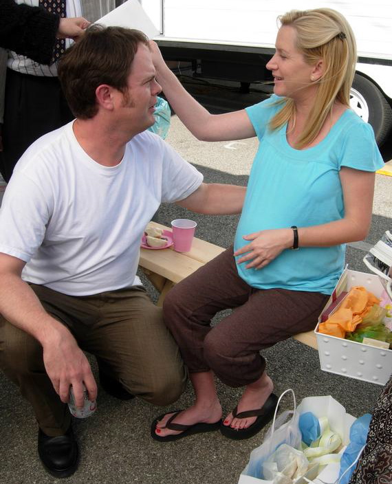 The Office's Angela Kinsey has posted photos from her baby showers   both