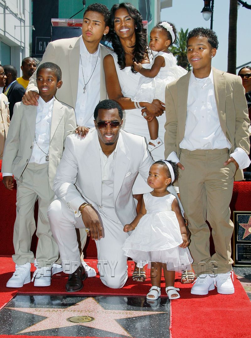 Image result for Kim and p diddy with children