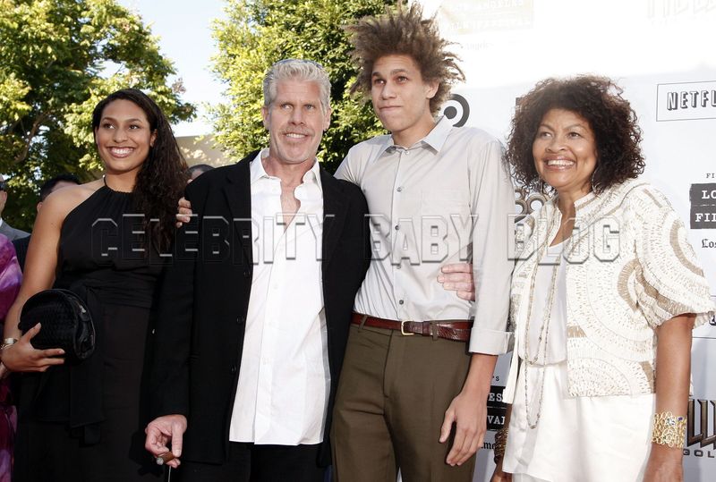 Actor Ron Perlman 58 felt the love of his family as he was joined by his 