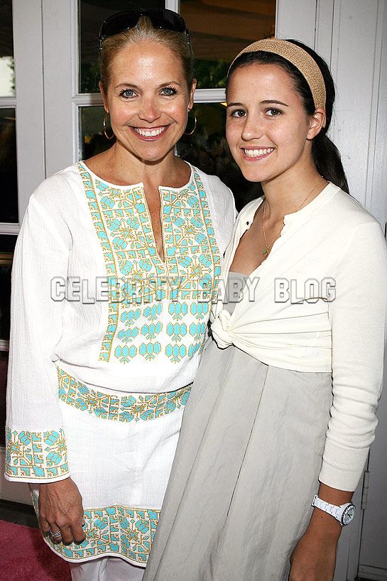 katie couric daughters. Katie Couric and Daughter