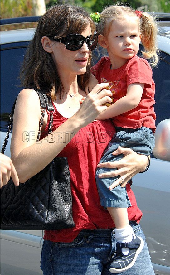 Actress Jennifer Garner, 36, and 2 ½-year-old daughter Violet Anne both wore ... Actress Jennifer Garner, 36, and 2 ½-year-old daughter Violet Anne both wore ...