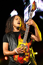 kirk hammett vincenzo kainalu metallica son second welcomes