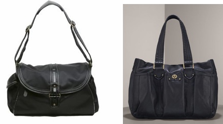 marc jacobs black diaper bag