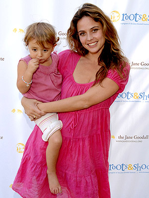 Josie Maran and Rumi are Pretty in Pink