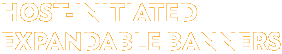 Host Initiated expandable banners