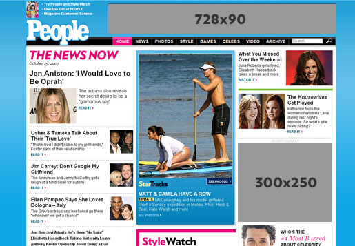 PEOPLE.com Homepage Screenshot