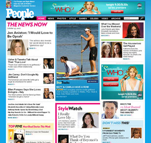 PEOPLE.com Homepage Screenshot