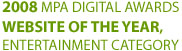MPA DIGITAL AWARDS WEBSITE OF THE YEAR, ENTERTAINMENT CATEGORY
