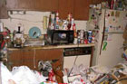 totally messy kitchen