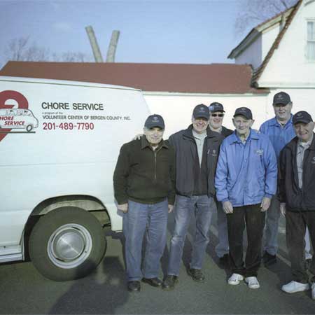 Chore Service volunteers