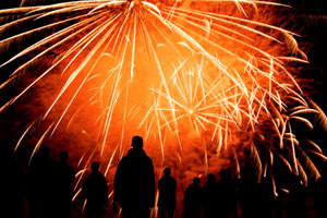 home fireworks display
