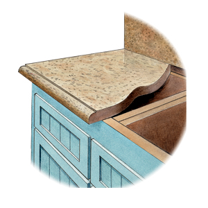 stone countertop illustration 