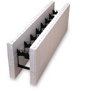insulated concrete forms cast