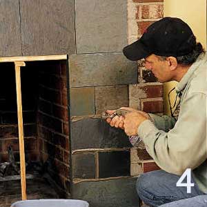 fill joints with grout