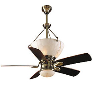 ceiling fan with integrated uplighting