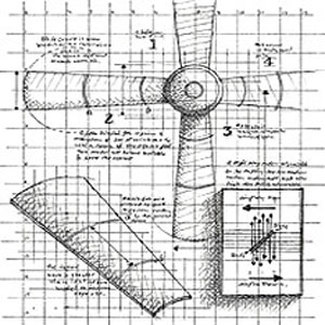 Future ceiling fan design, blueprint