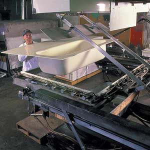 Molded tub